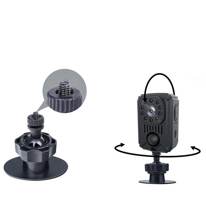 HD 1080P Camera Long Standby 1500mAh Wide-angle Infrared Camera Direct Recording Sports Camera Recorder PIR Camera