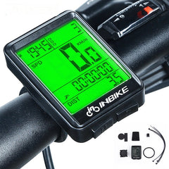 Bicycle Computer Backlight Wireless Waterproof MTB Bike Cycling Odometer Stopwatch Speedometer Watch LED Digital Rate
