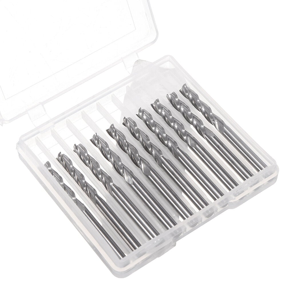 10pcs 3 Flutes Milling Cutter 3.175*17mm Carbide End Mill CNC Cutting Tool