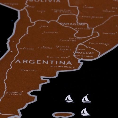 Scratch Off World Map Interactive Vacation Poster World Travel Maps For Home Office Decoration