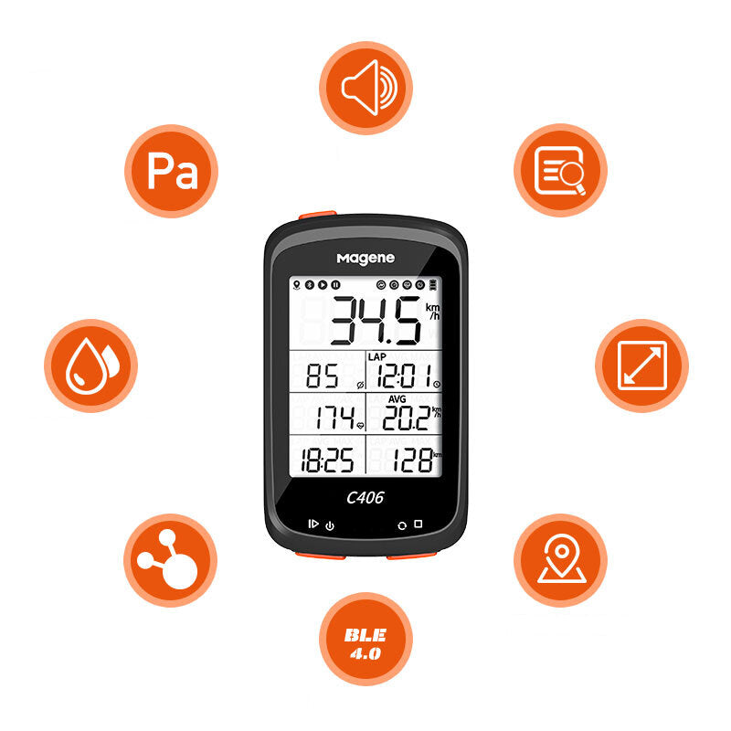 Bike Computer blutooth ANT+ Waterproof GPS Wireless Smart Mountain Road Bicycle Monito Stopwatchring Cycling Data Map