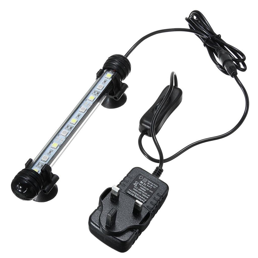 18cm 2.5W LED Fish Tank Light IP68 Waterproof Aquarium Light Submersible Light Strip Light