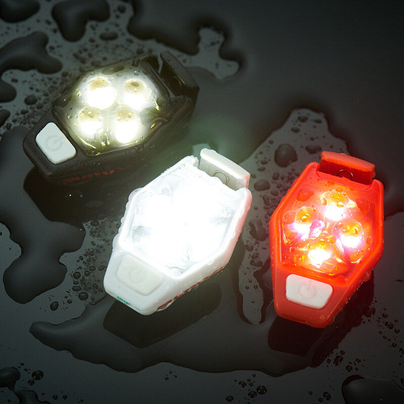 4 LED IPX4 3 Modes Outdoor Night Running Bike Warning Light
