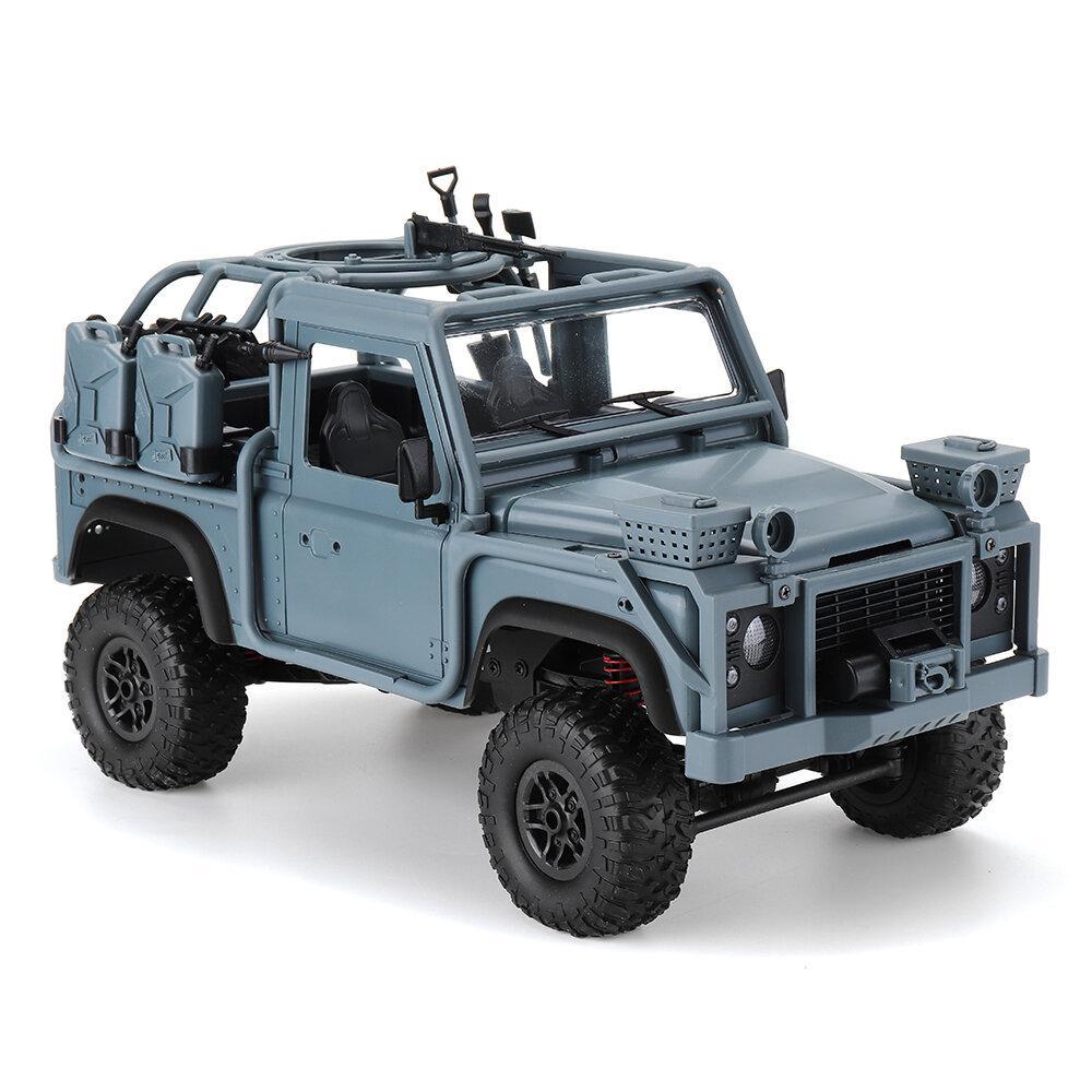 2.4G 4WD Proportional Control Rc Car with LED Light Climbing Off-Road Truck RTR Toys Blue