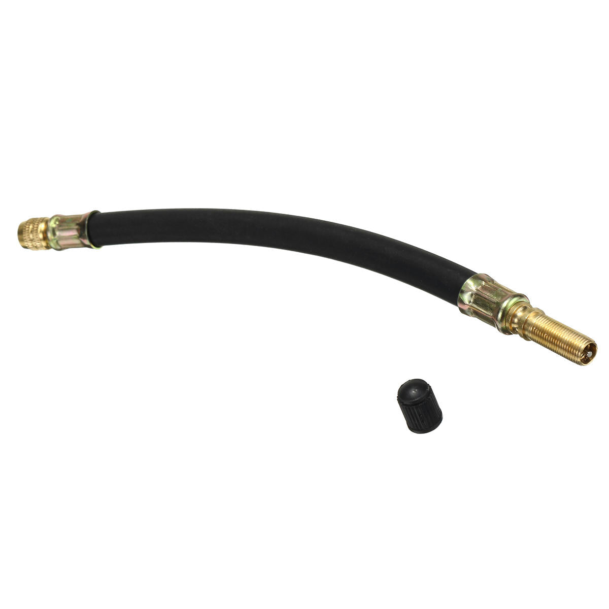 21cm Tyre Valve Extension Flexible Rubber Twin Wheel Adapter Lorry for Van Bus