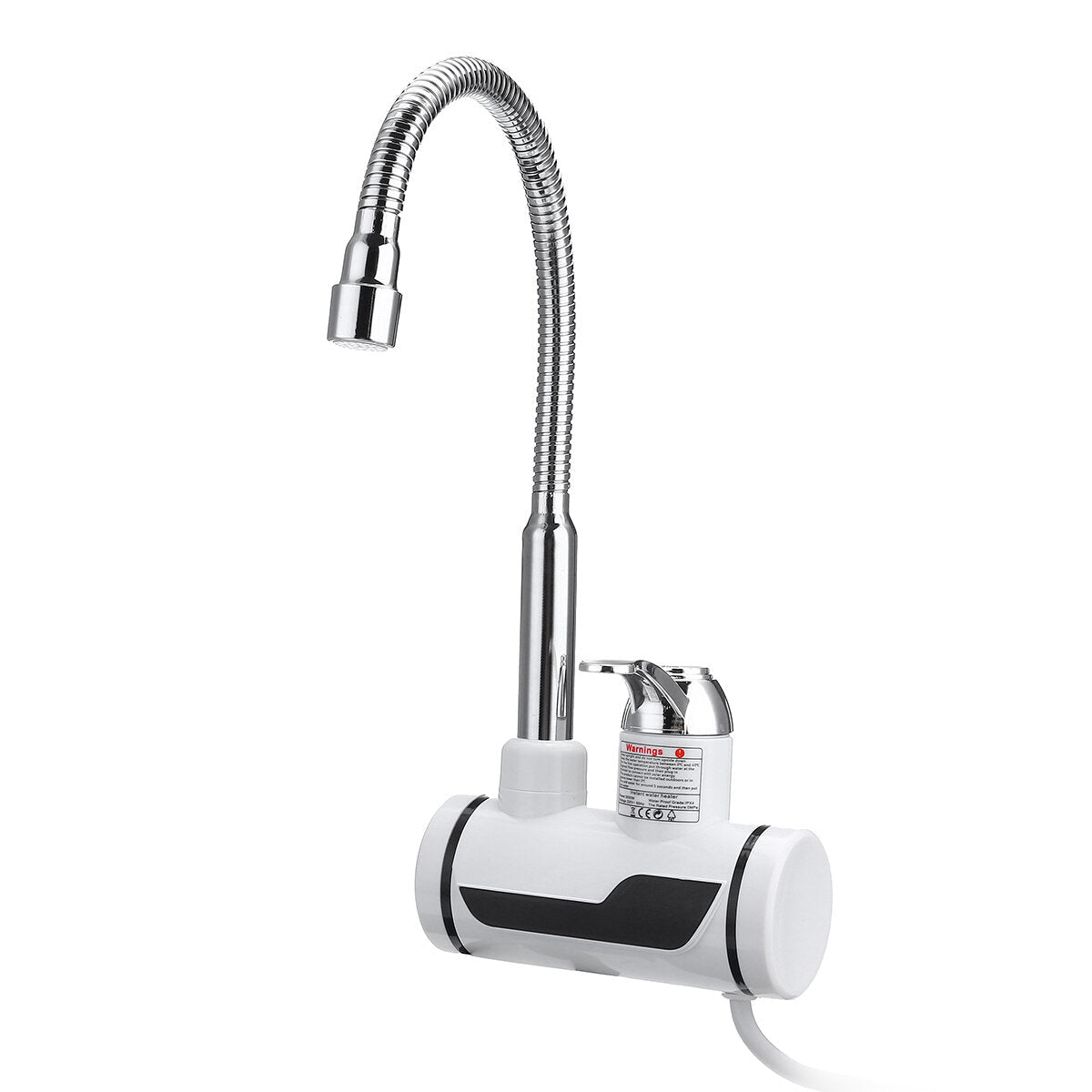 220V 3000W Instant Water Heater Electric Faucet Stainless Steel Shell Tube