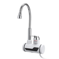 220V 3000W Instant Water Heater Electric Faucet Stainless Steel Shell Tube