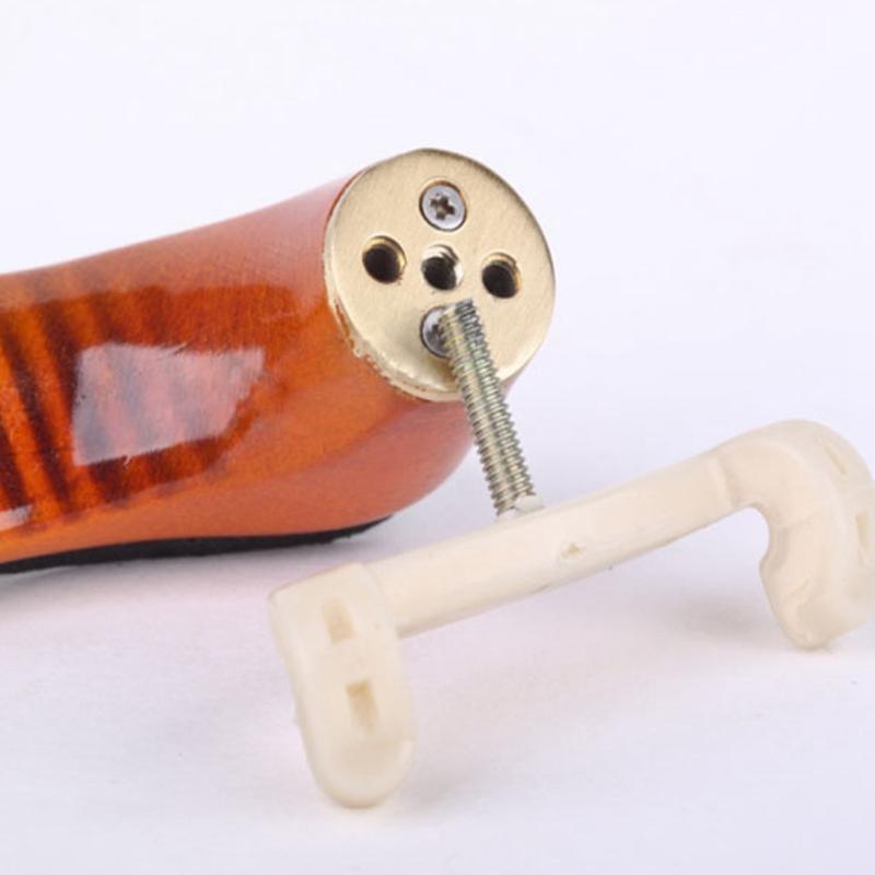 Adjustable Maple Wood Violin Shoulder Rest for 4/4 Violin