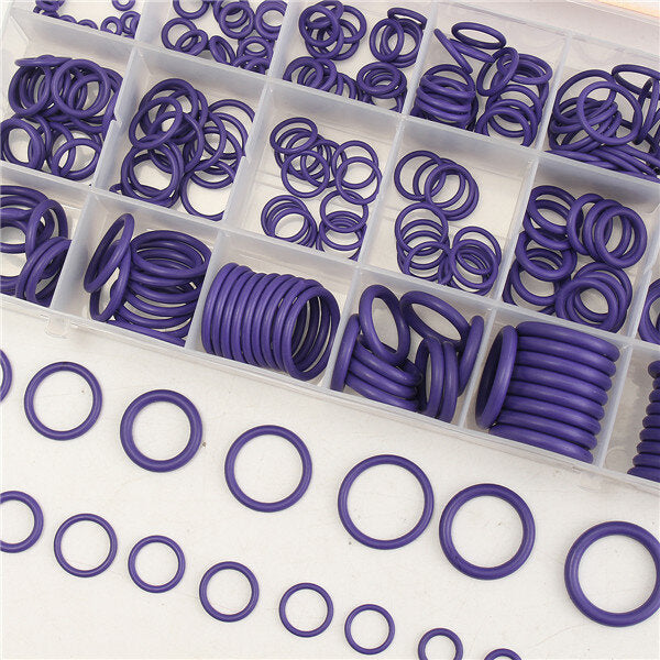 R22/R134a Air Conditioning O-Ring Rubber Ring Waterproof Washer 270Pcs