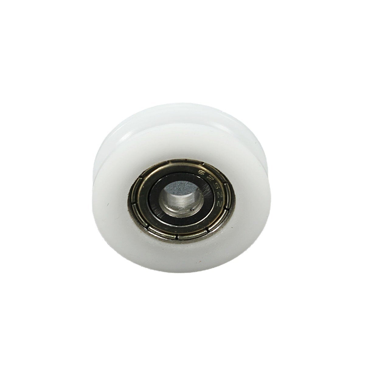 8Pcs 5x24x7mm U Notch Nylon Round Pulley Wheel Roller For 3.8mm Rope Ball Bearing