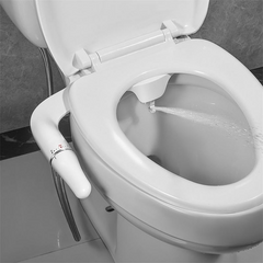 Ultra-Slim Toilet Seat Attachment With Brass Inlet Adjustable Water Pressure
