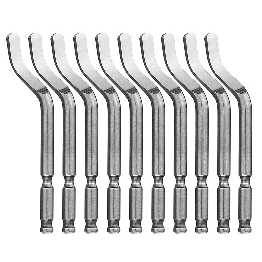 Burr Handle Scraper Deburring Tool 10pcs Deburring Trimming Blade Cutter Tools Kit