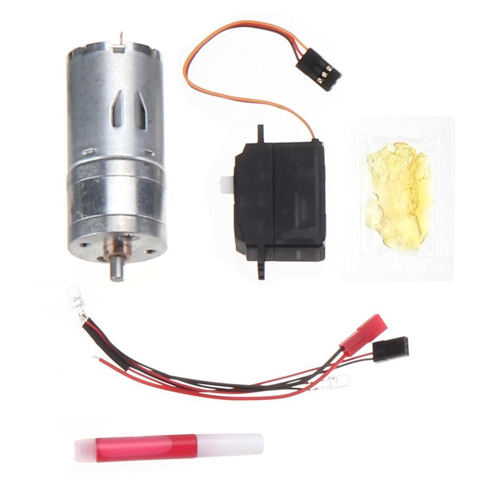 Metal Edition Kit 4WD 2.4G Crawler Off Road RC Car 2CH Vehicle Models With Head Light