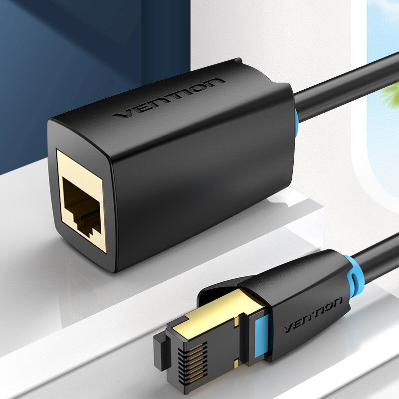 Cat.8 SSTP Extension Patch Cable 40Gbps 2000MHz Oxygen-free Copper Twisted Pairs Network Cable RJ45 Plug