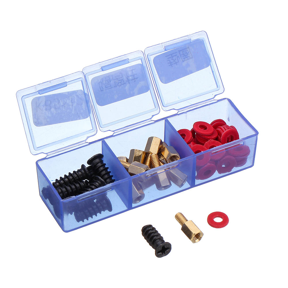700Pcs/Set M3/M5/M6 DIY Desktop Computer Repair Screw Assortment Mainboard Fan Cross Screws Hex Standoffs Spacers Kits w/ Storage Box