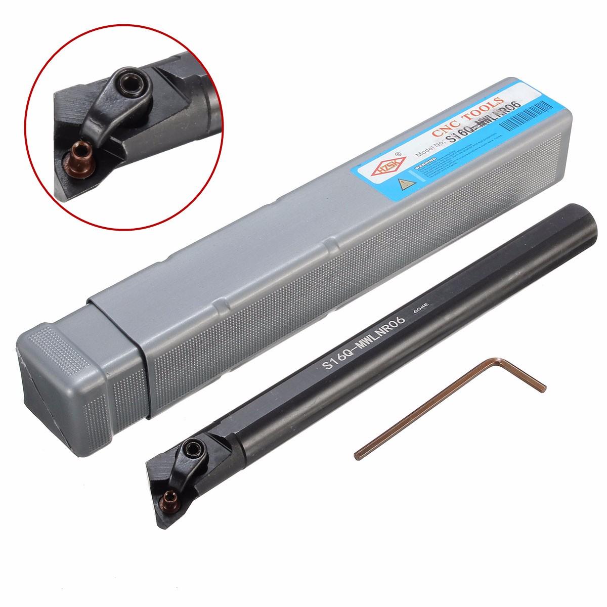 Lathe Turning Tool Holder 16180mm Boring Bar For WNMG0604 Inserts