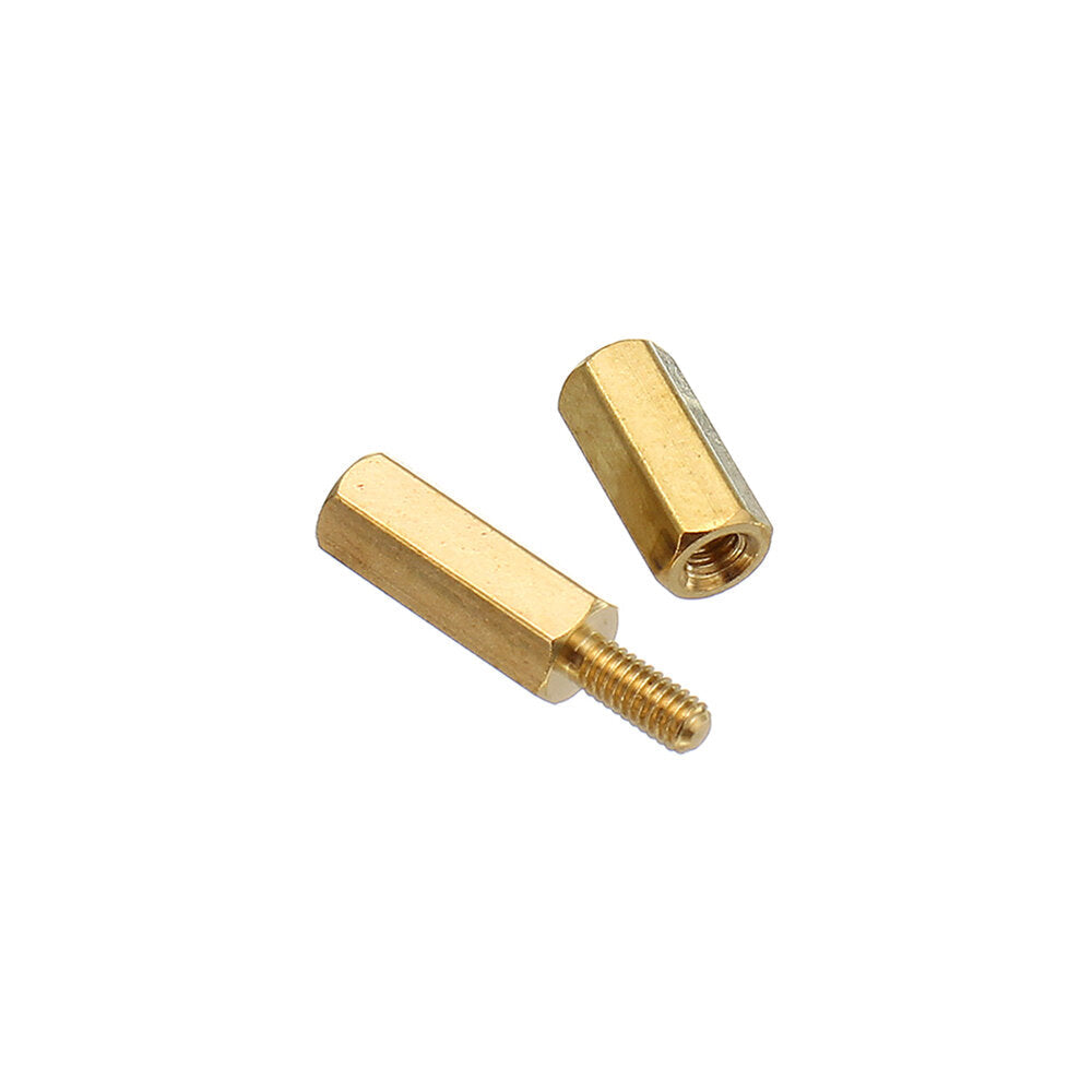 180Pcs M2.5 Brass Male-Female Hex Column Standoff Support Spacer Pillar Cross Screw Nut Assortment for PCB Board