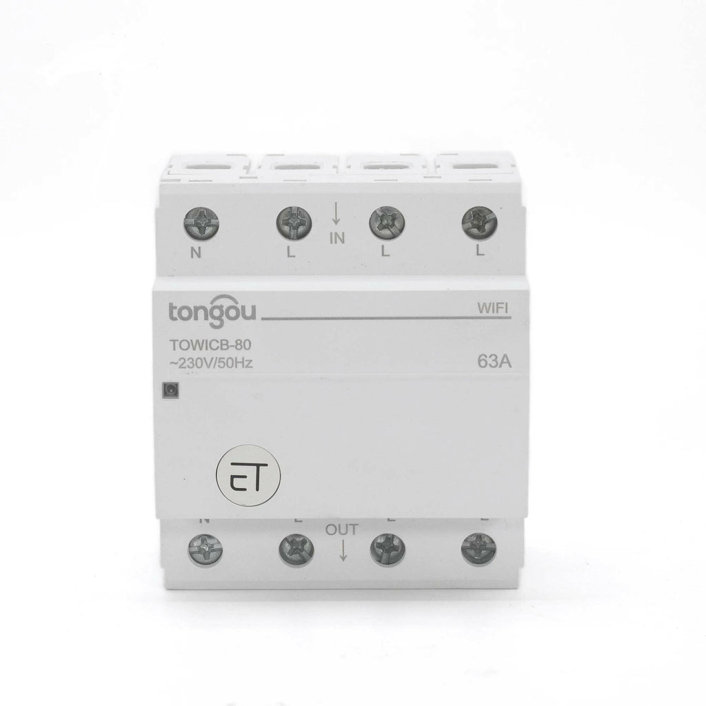 WiFi Circuit Breaker Remote Control by eWeLink APP Voice Control With Amazon Alexa Google Home 72mm Din Rail Main Switch