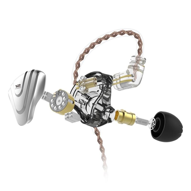 Earphone Terminator Hi-Fi DJ Monitor Super Bass 3.5mm Wired Stereo Headphone Earbuds [12 Drivers]