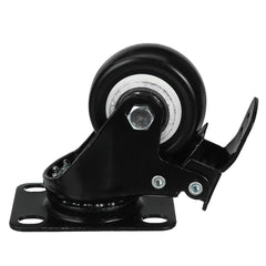 4pcs 2" 50mm Swivel Castor Wheel Heavy Duty 200KG Trolley Furniture Caster Rubber