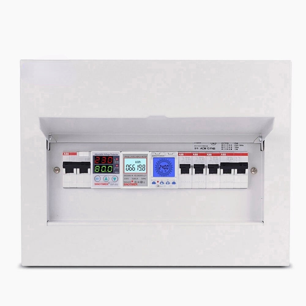 Digital LCD Display Electronic Time Clock Din Rail 24 Hours Programmable Intelligent Analog Timer Switch,85-265V 16A/30A