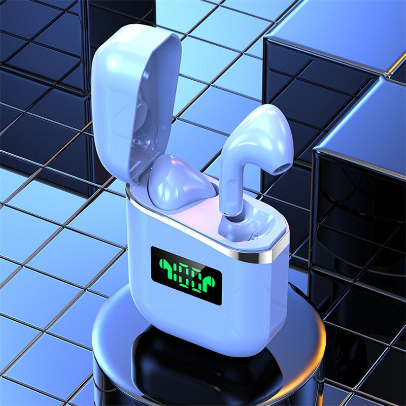 TWS Bluetooth 5.0 Earphone Wireless Earbuds LED Display Mini Portable Stereo Sport Headset Headphone with Mic