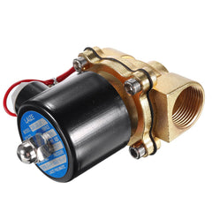3/4 Brass Electric Solenoid Valve AC 220V/DC 12V/DC 24V Normally Closed Water Air Fuels Valve