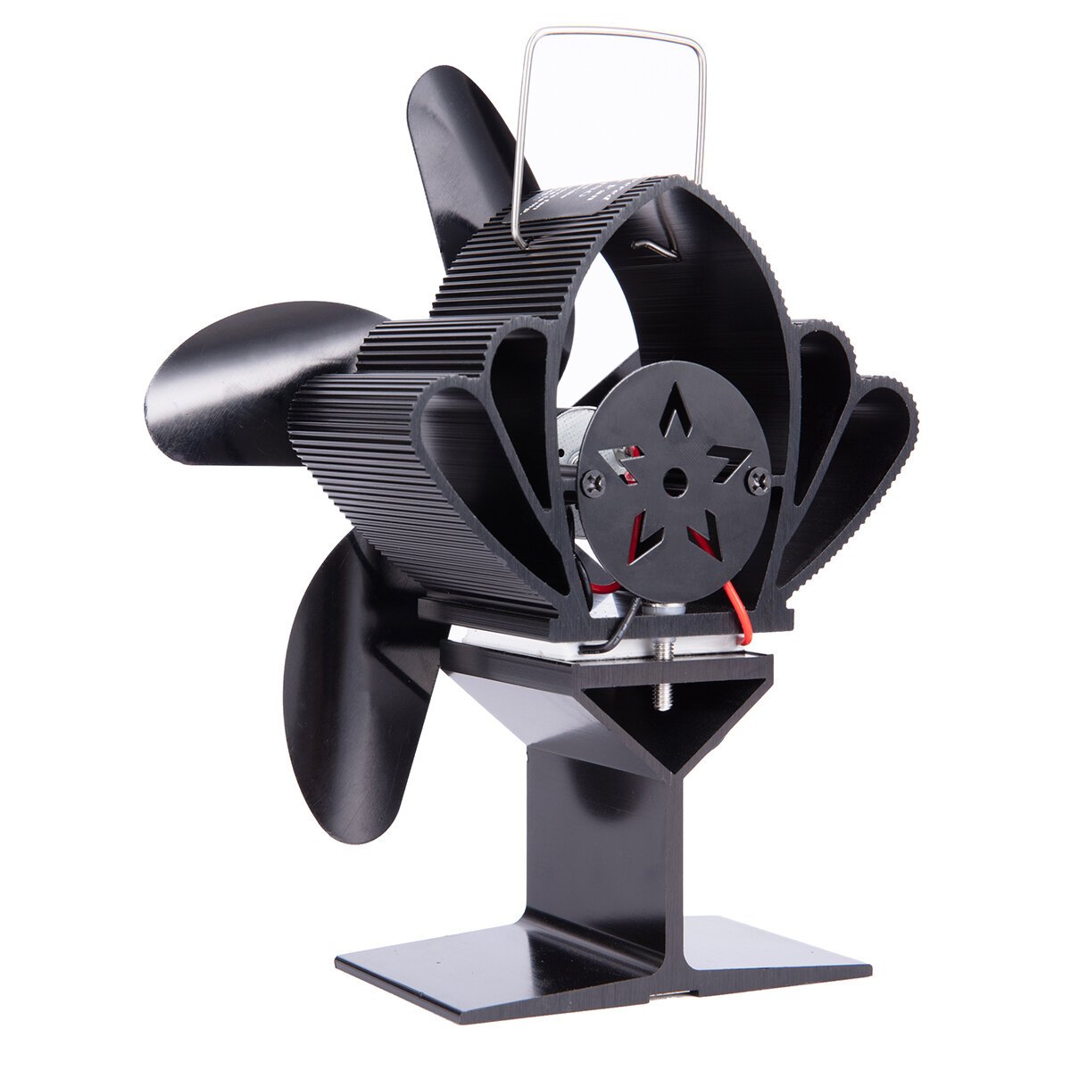 1350RPM Silent 25dB 5 Leaves Stove Fan Heat Powered Energy Saving Fireplace Fan