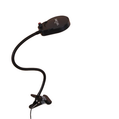 LED 3X/10X Magnifier Glass with Clamp Clip Table Light