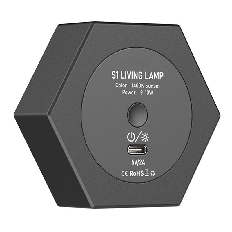 Sunset Light Video Lights for Photography Ins Live Streaming Projector Atmosphere Light Night Lamp Bar Coffee Stores
