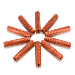 M3AS17 50Pcs M3 25mm Knurled Standoff Aluminum Alloy Anodized Spacer