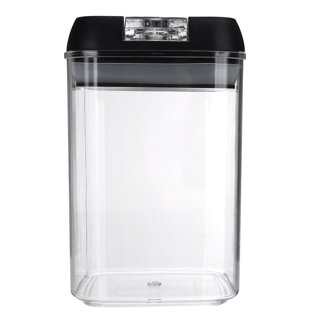 Dry Food Storage Container 5/6/7/14 Pcs Airtight Stackable Cereal Transparent