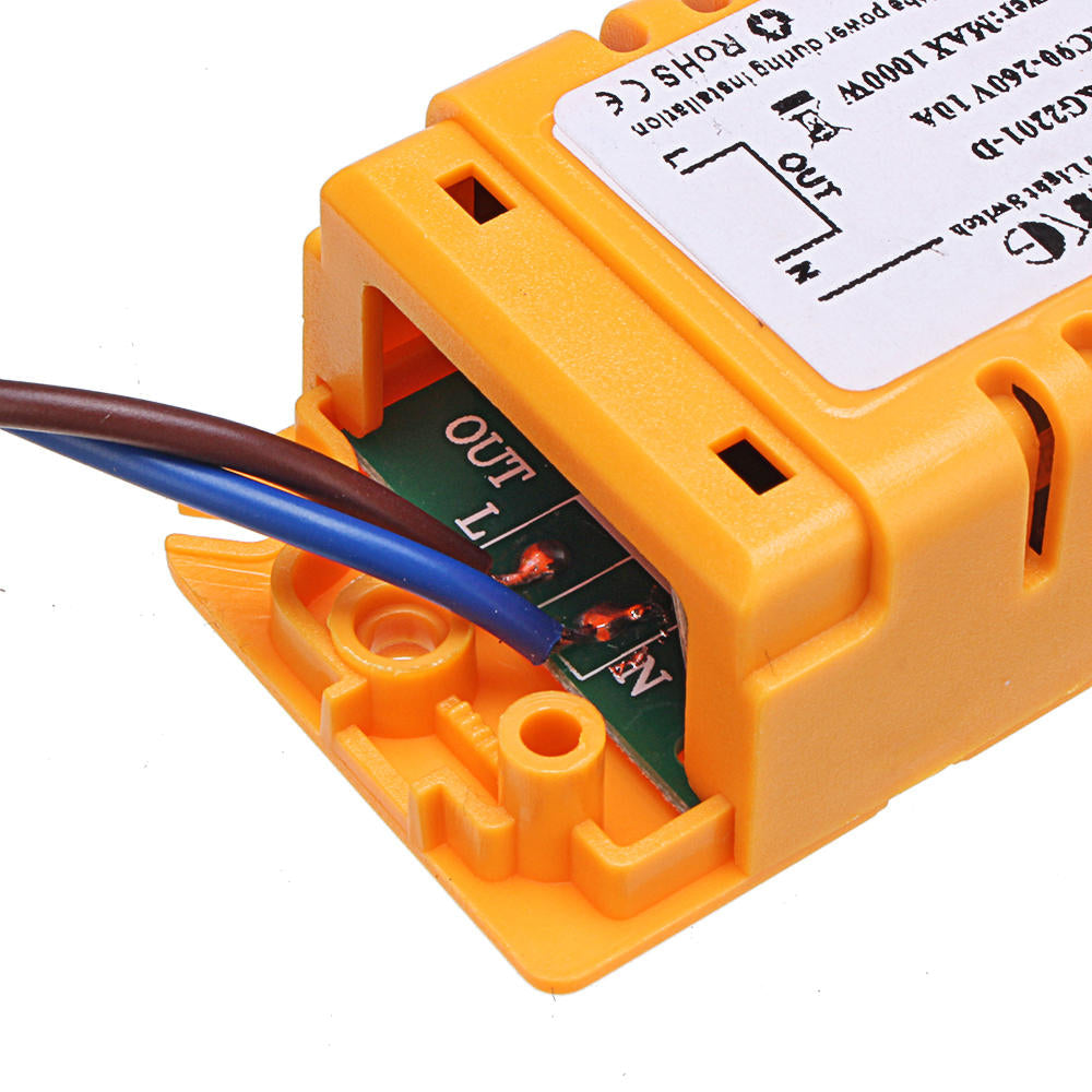 Wireless Light Switch Kit For Lamps Fans Appliances 433Mhz RF Receiver Default OFF 3pcs