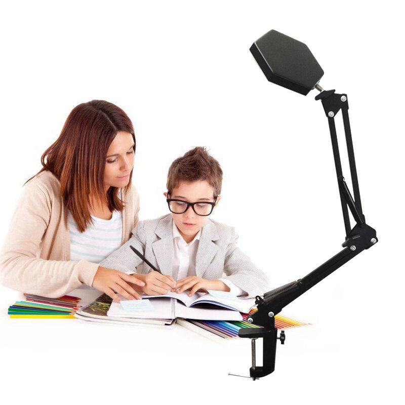 LED Desk Lamp Three Gear Color Temperature Free Brightness Adjustment USB Powered Reading Office Lamp