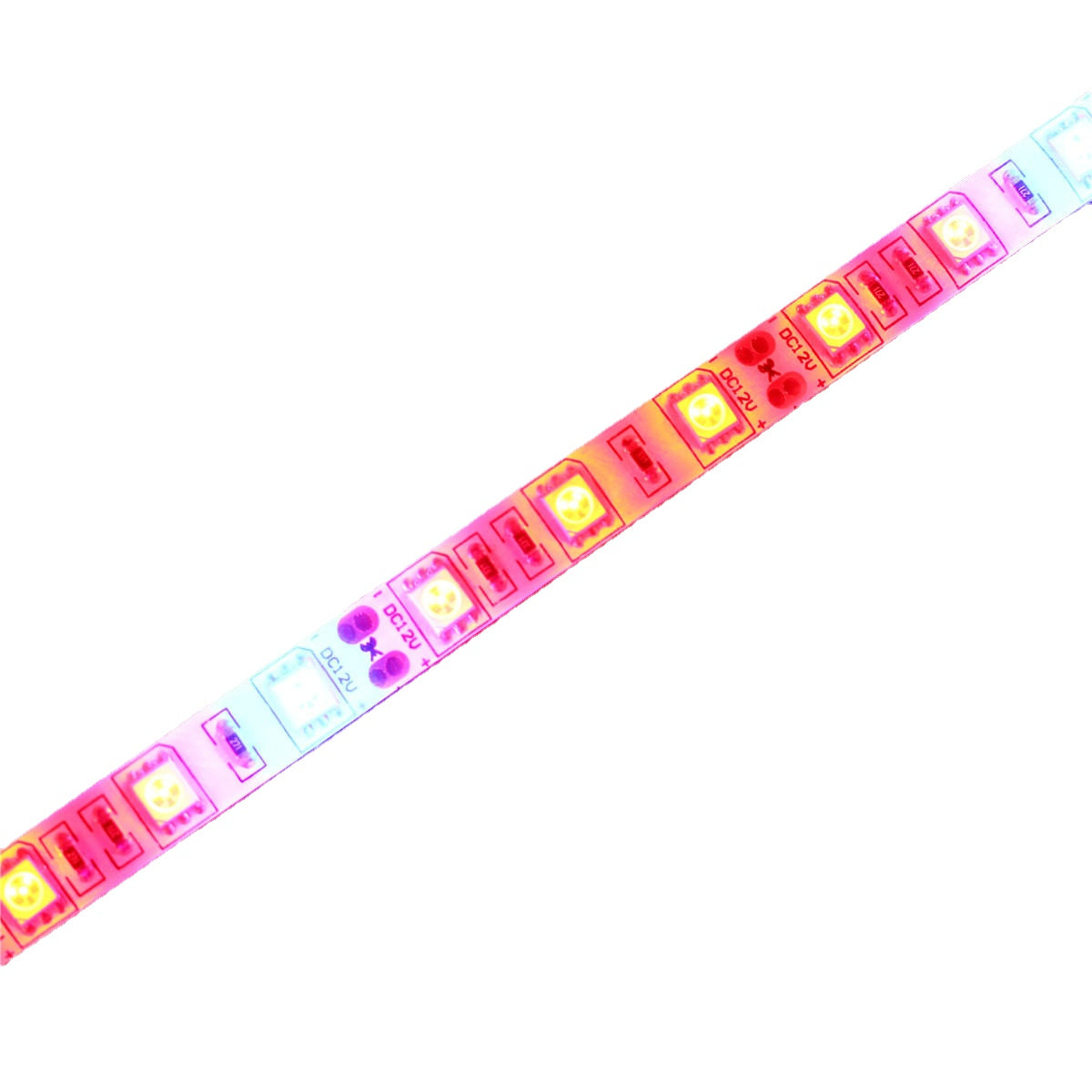 5PCS 50CM 5050 Waterproof LED Grow Light Strip Lamp+ Power Adpater for Veg Flower Plant DC12V