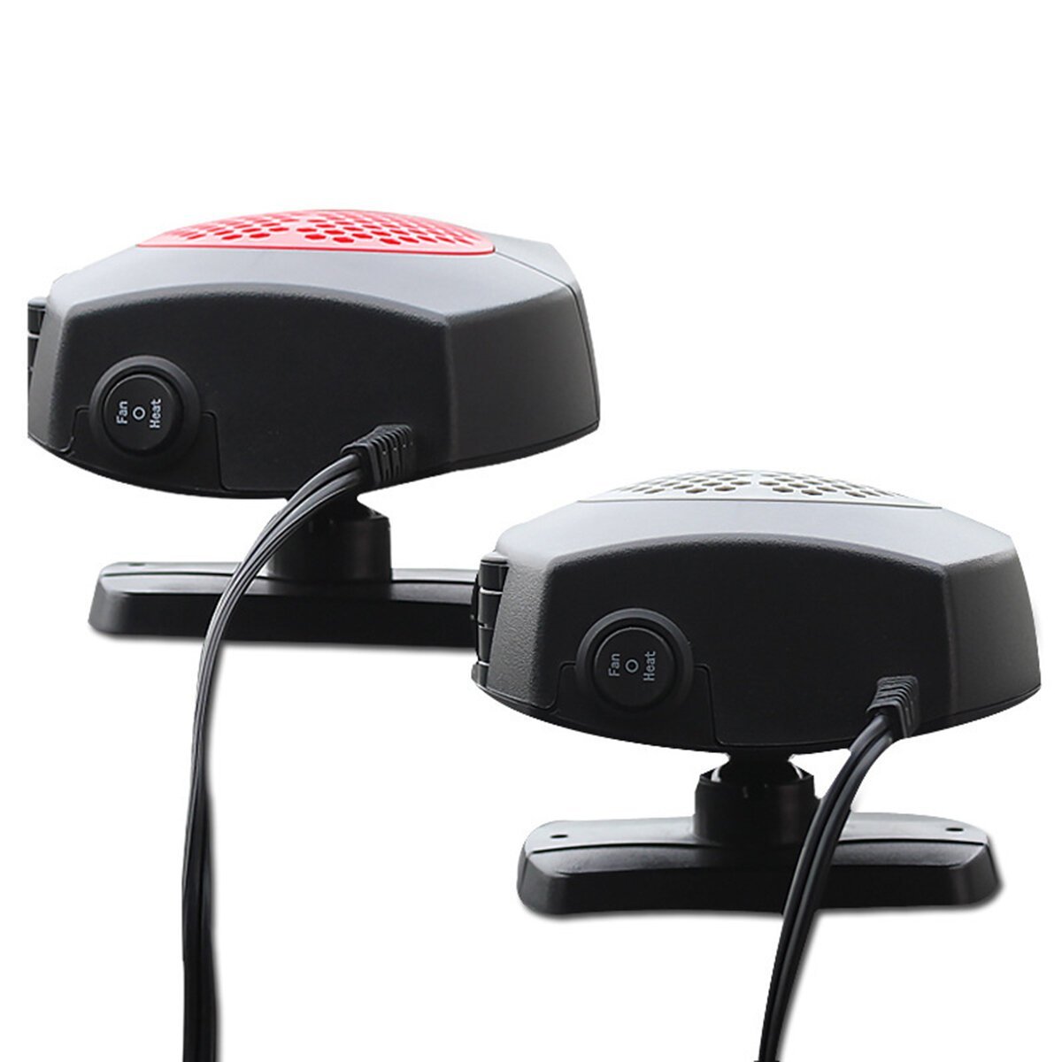150W Car Heater Heating Cooling Fan Defroster Demister Purify 2 Speeds 360 Rotation Low Noise