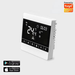Smart Digital Display Temperature Controller Switch Panel Water Floor Heating Thermostat