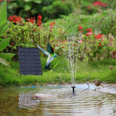 1.8W 180L/H Brushless Solar Panel Fountain Water Pump for Garden Pool Pond Aquarium Fountain
