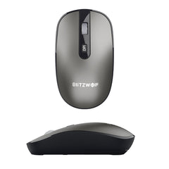 Wireless Mouse 2.4GHz Bluetooth 3.0/5.0 Triple Mode with USB&Type-C Receiver 2400DPI Noiseless Mouse for Desktop Computer Laptop PC
