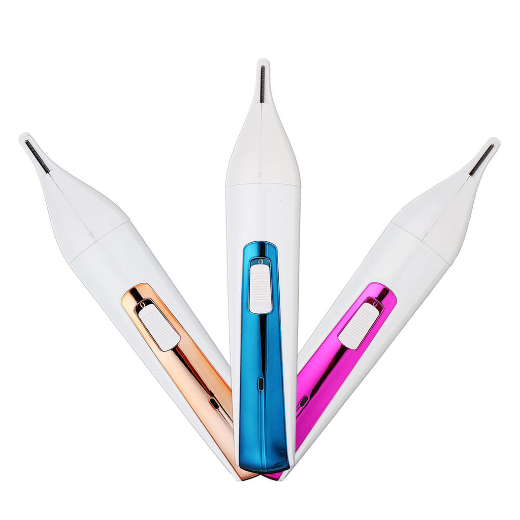 Protable Electric Eyebrow Trimmer Razor USB Rechargeable Hair Remover Multi-Function Facial Face Eyebrow Shaving Tool Epilator
