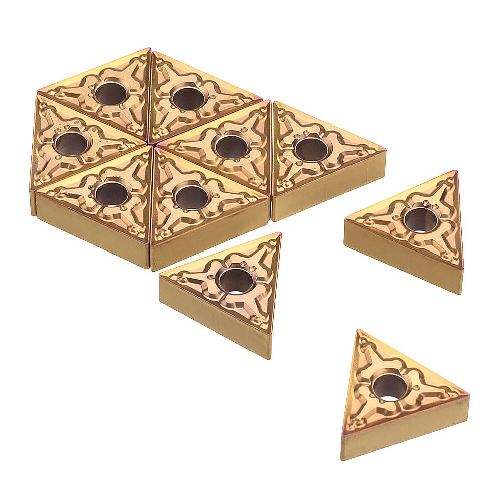 10pcs TNMG160404 TM CVD External Turning Tool Carbide Insert Cutting for DTGNR/L