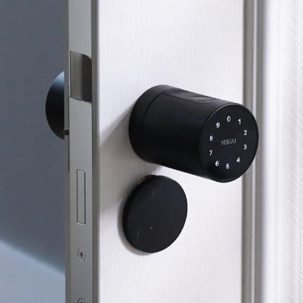Smart Door Lock Bluetooth Lock Cylinder Fingerprint Password Lock Intelligent Lock IP55 Weatherproofing