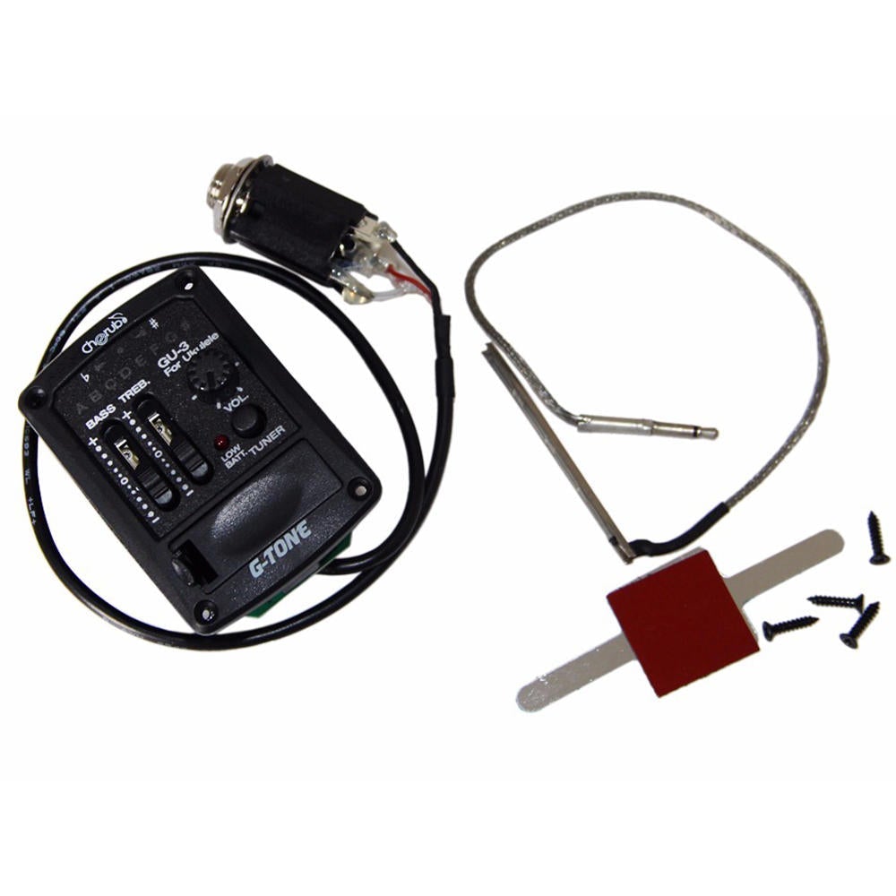 2-Band EQ Equalizer Acoustic Ukulele Preamp Pickup For Guitar Ukulele