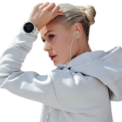 HD Sound Noise Reduction Half in-Ear 3.5mm Wired Control Stereo Earphones Headphone With Mic