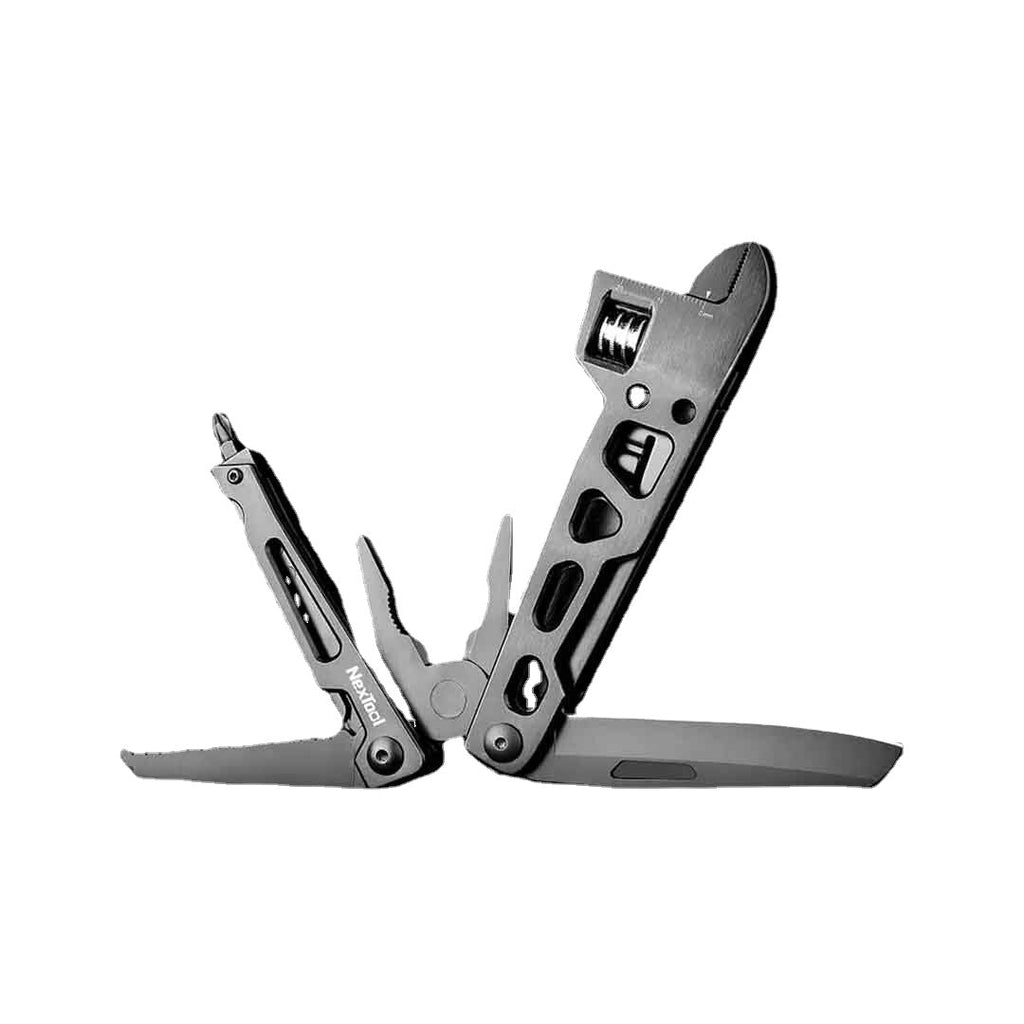 Wrench Knife 9 In 1 Multi functional Tools EDC WidgetStainless Steel Pliers Cutter Saw Screwdrivers Outdoor Camping Repairing