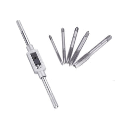 Spanner with 5pcs M3-M8 HSS Screw Thread Metric Hand Tap Machine Screw Tap