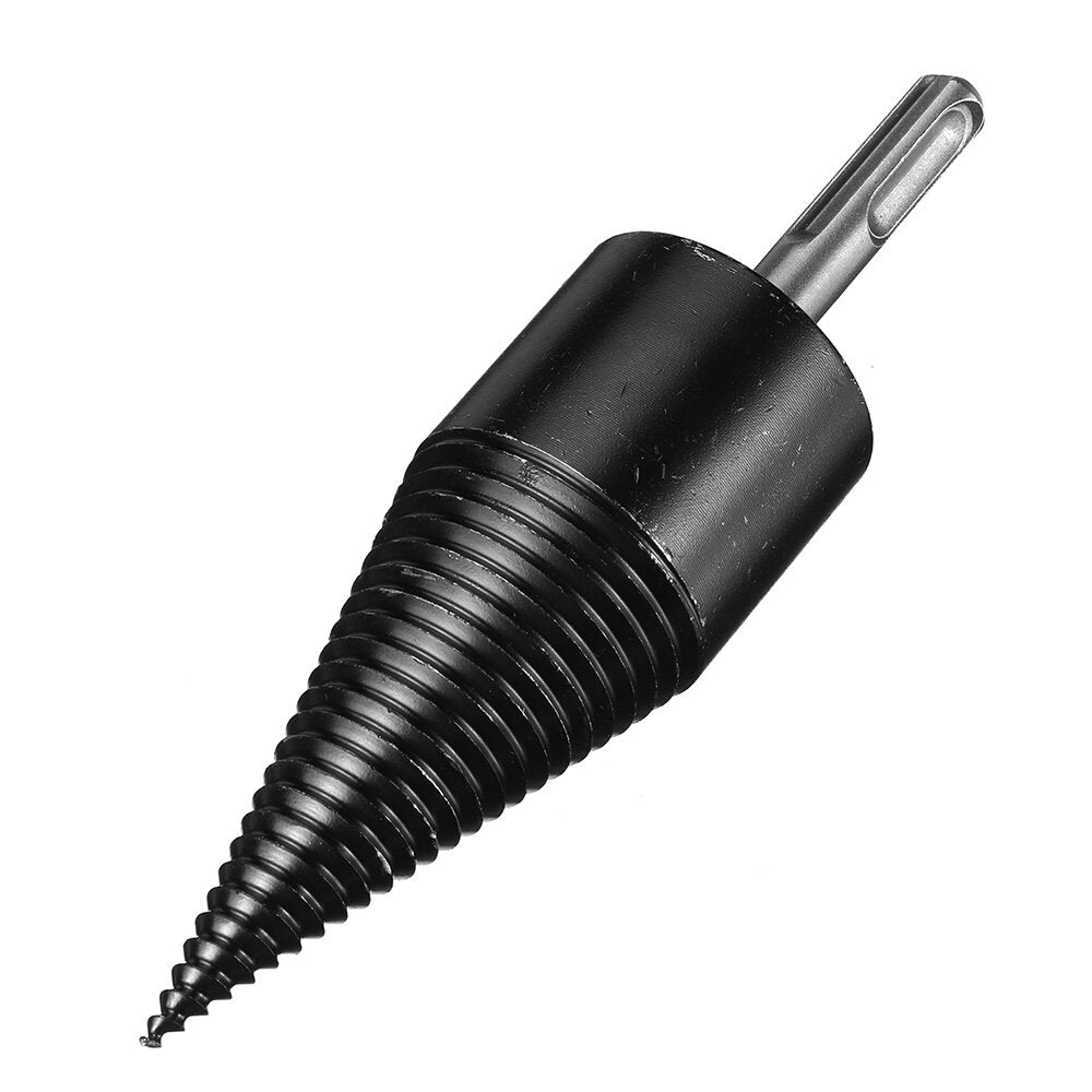 1Pc 42mm HSS Round/Square/Hexagonal Shank Firewood Drill Bit Splitter Wood Split Cone Drill Bit For Tree Cutting