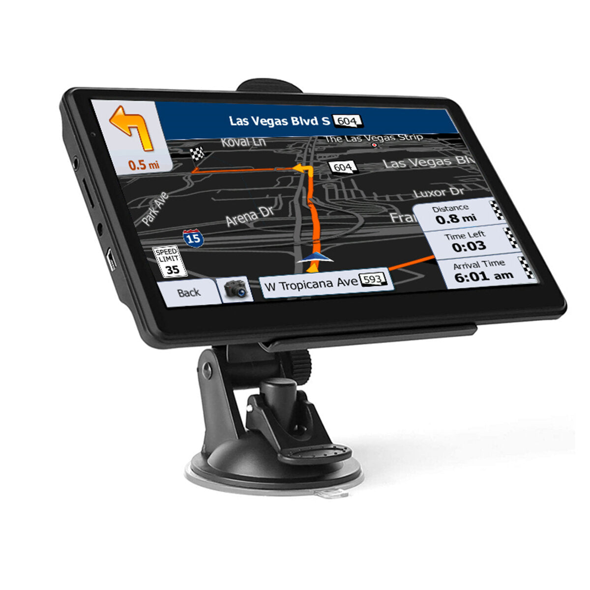 TFT Touch Screen 8GB GPS Navigation Car Truck Satellite Navigation Map of Europe Support FM Radio MP5 Player 7Inch