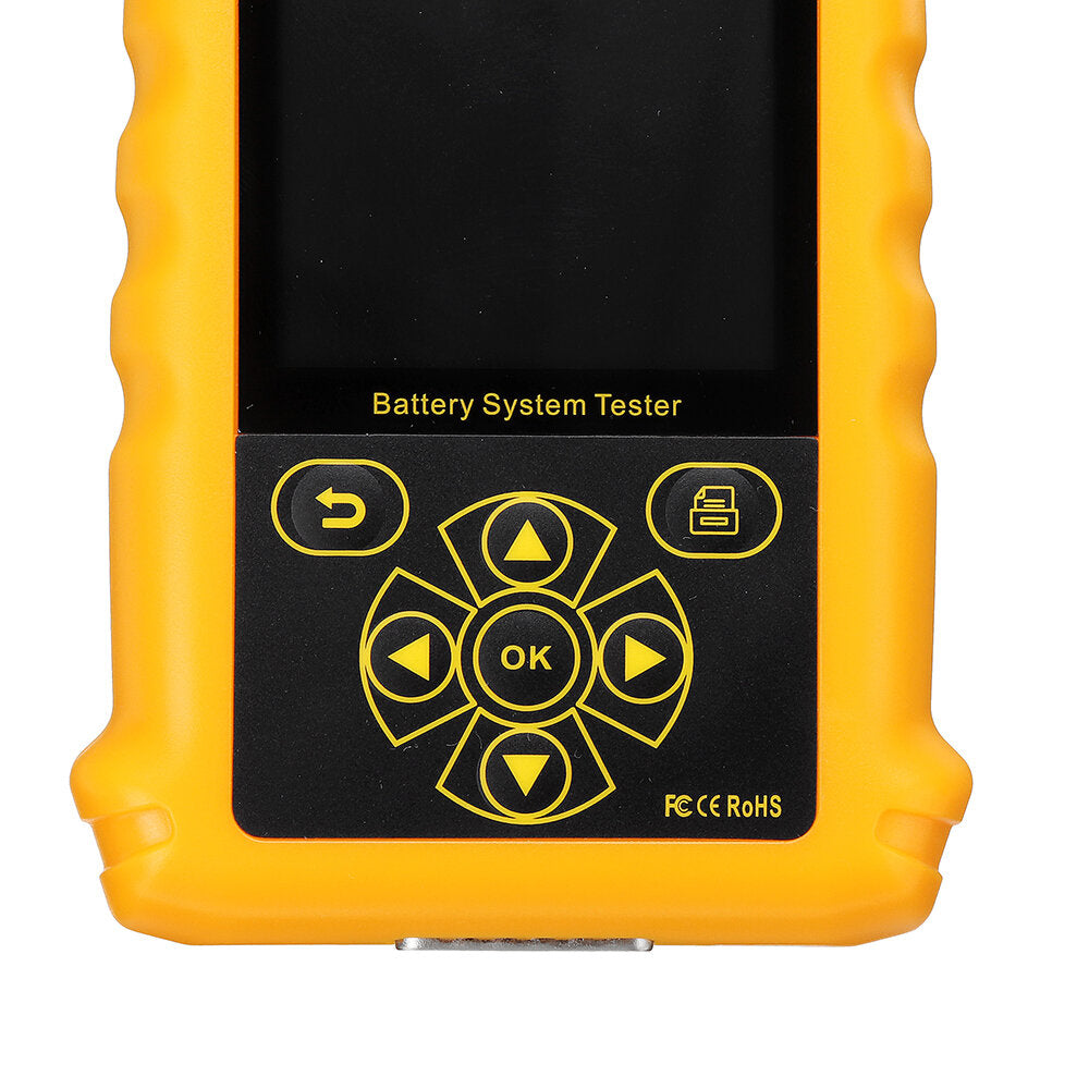 Car Battery Tester Capacity Internal Resistance Analyzer 12V Support One-click Data Printing For Auto Trucks