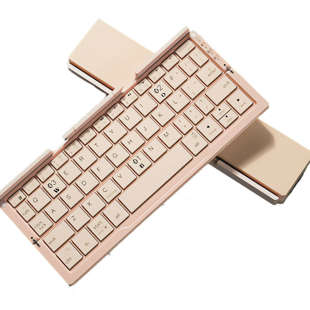 60 Keys Folding Bluetooth Keyboard for iPad Android Smartphone Tablet